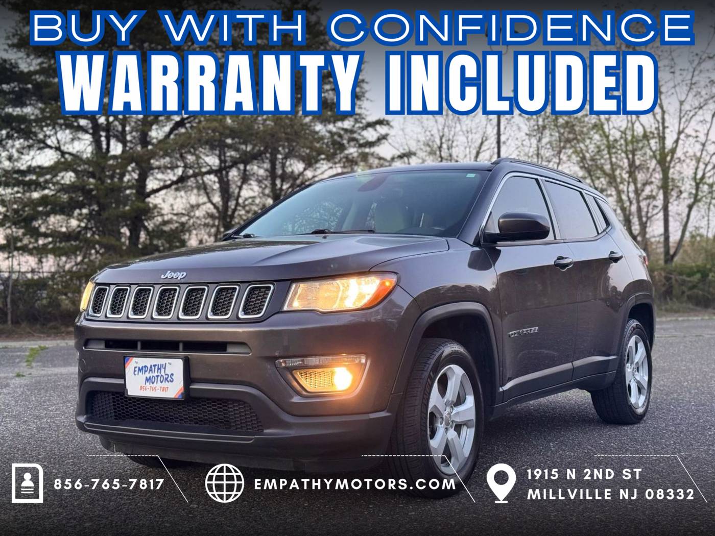 2018 Jeep Compass Latitude — SUV — 117,019 mi — Millville, NJ