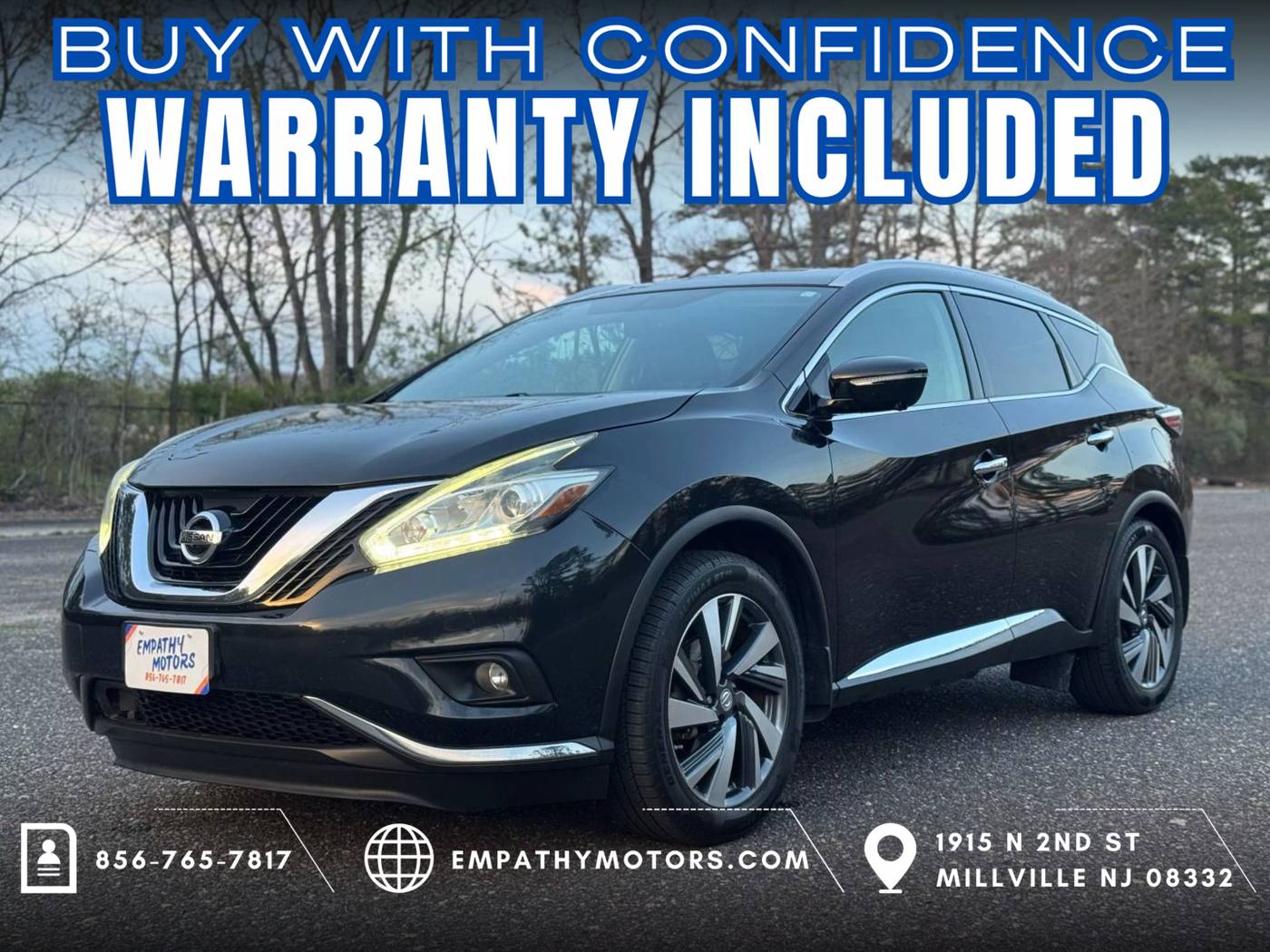 2015 Nissan Murano Platinum — SUV — 119,311 mi — Millville, NJ