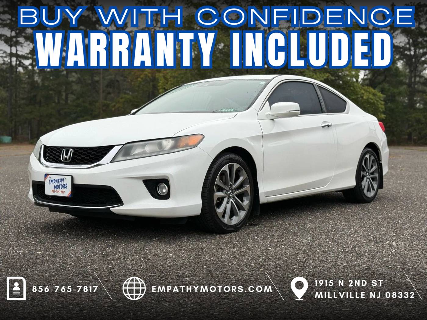2014 Honda Accord EX-L V6 — Coupe — 96,476 mi — Millville, NJ
