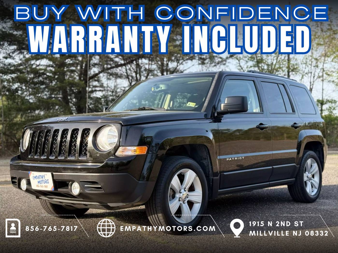 2017 Jeep Patriot Latitude — SUV — 90,625 mi — Millville, NJ