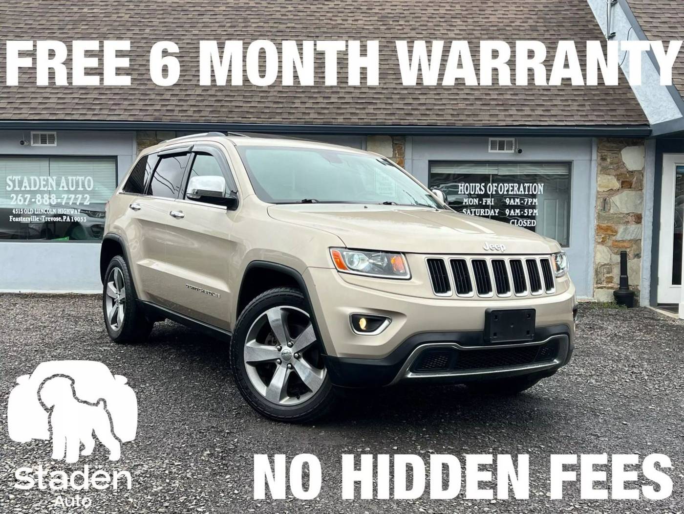 2014 Jeep Grand Cherokee Limited — SUV — 123,818 mi — Feasterville Trevose, PA