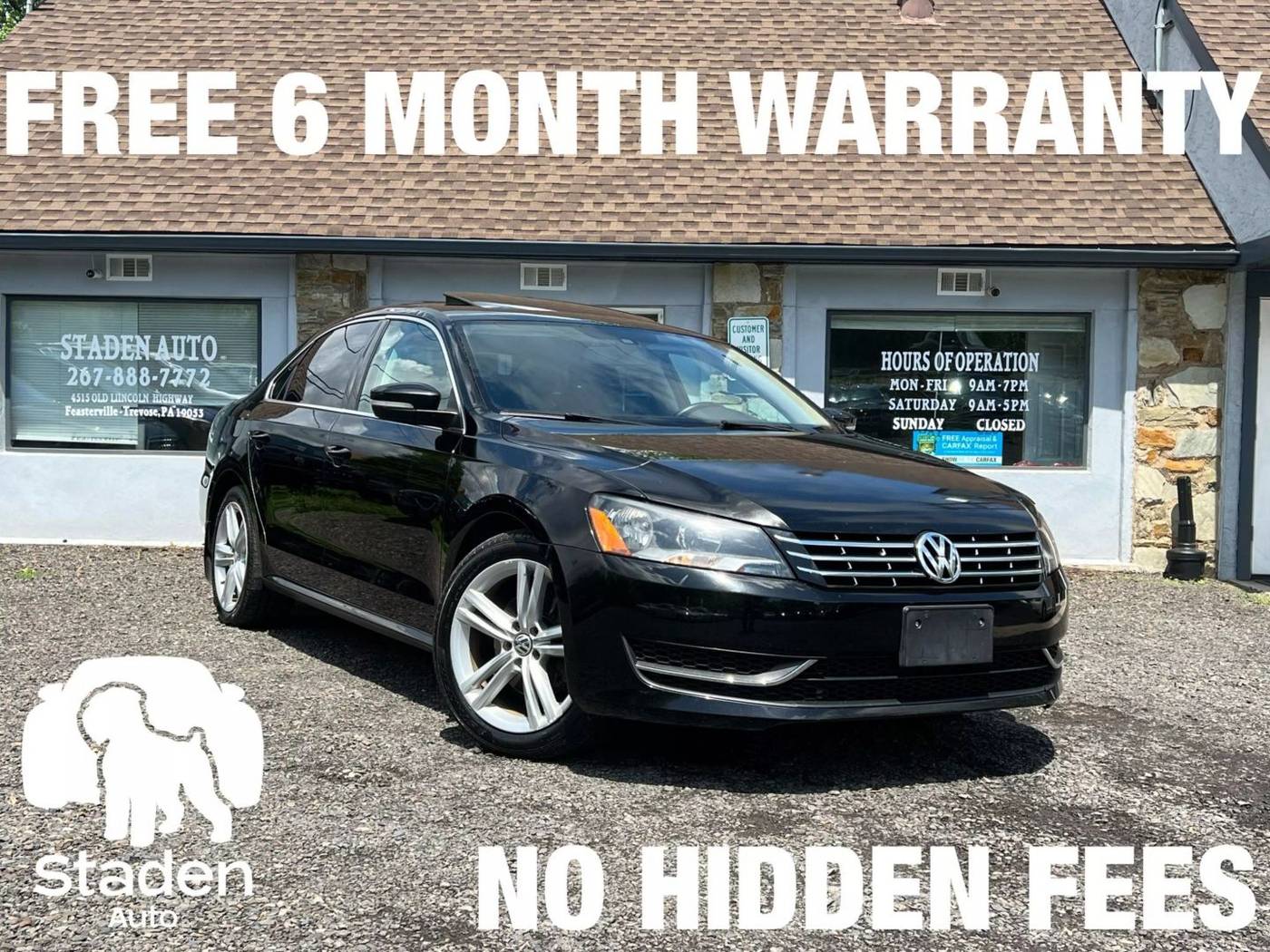 2015 Volkswagen Passat TDI SE — Sedan — 144,950 mi — Feasterville Trevose, PA