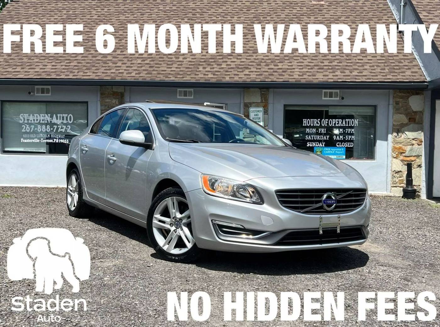 2015 Volvo S60 Premier — Sedan — 102,948 mi — Feasterville Trevose, PA
