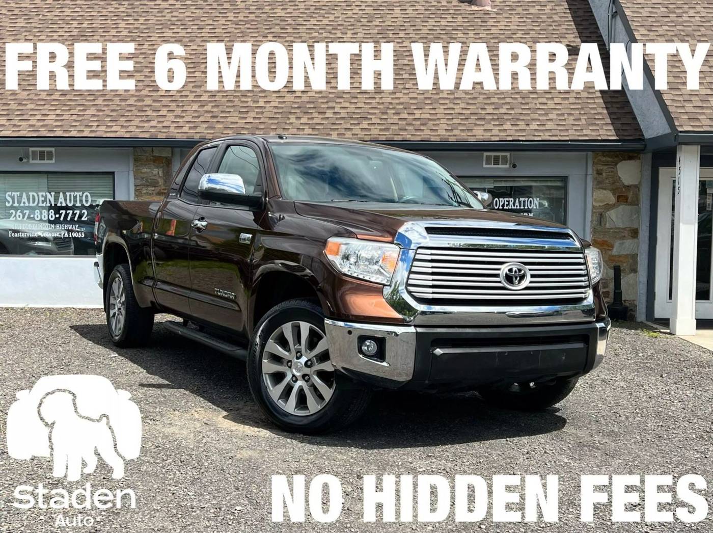 2016 Toyota Tundra Limited — Pickup Truck — 168,604 mi — Feasterville Trevose, PA