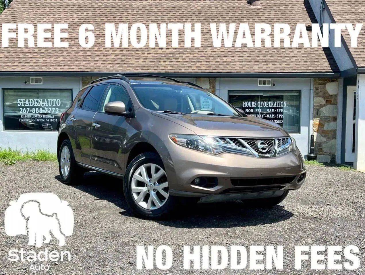 2014 Nissan Murano SL — SUV — 113,113 mi — Feasterville Trevose, PA