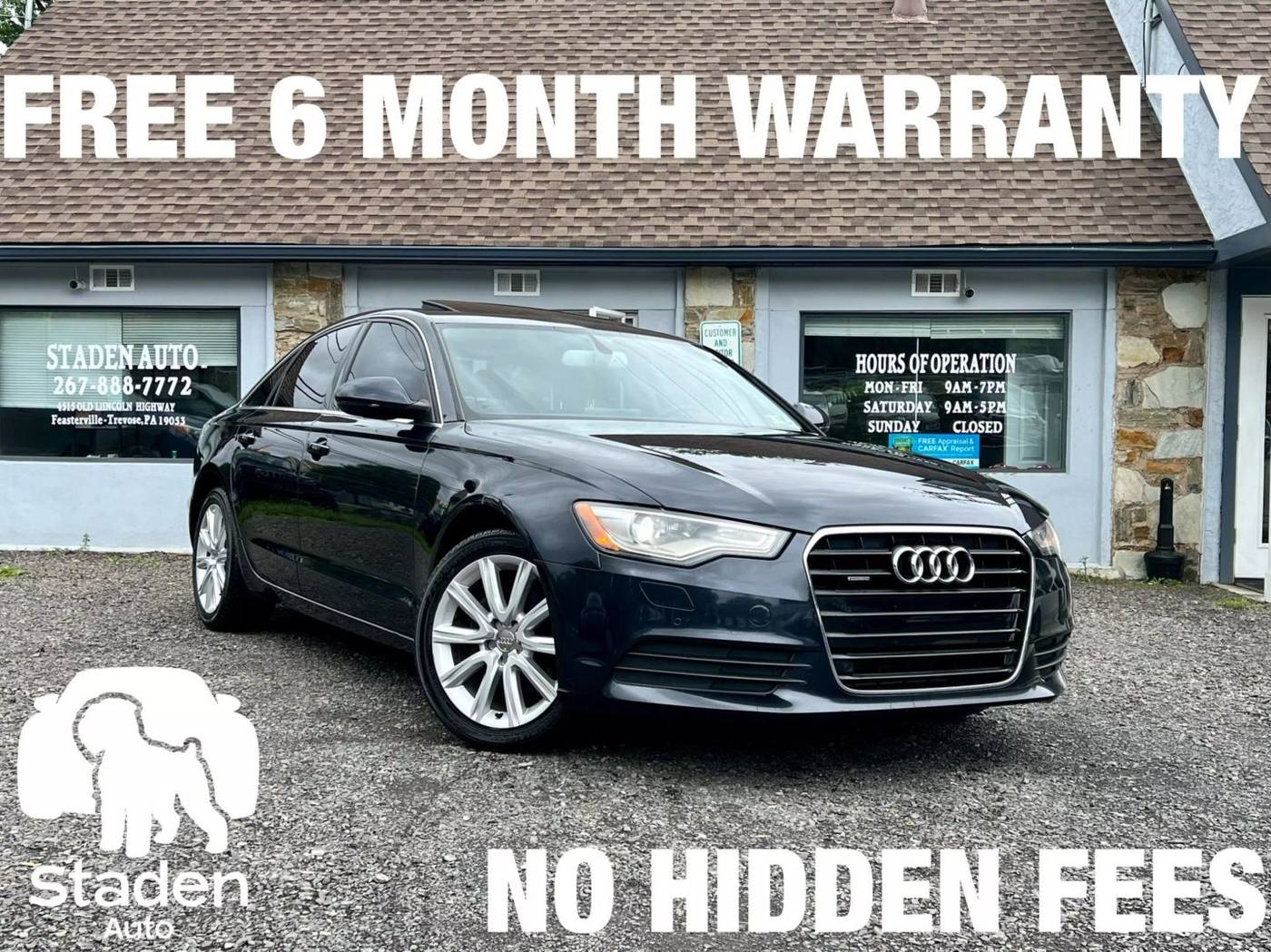 2013 Audi A6 Premium Plus — Sedan — 157,064 mi — Feasterville Trevose, PA