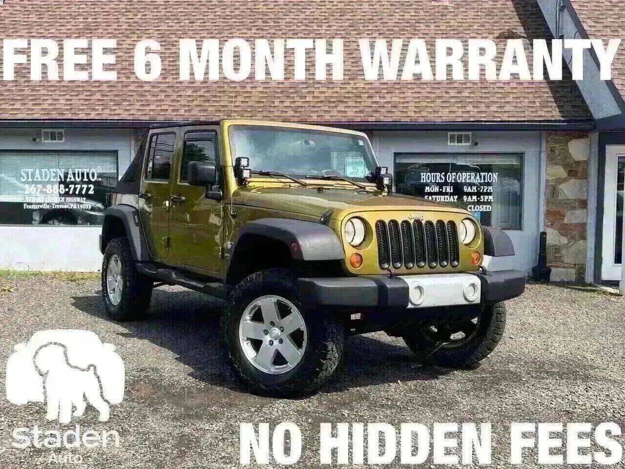 2007 Jeep Wrangler X — SUV — 156,372 mi — Feasterville Trevose, PA