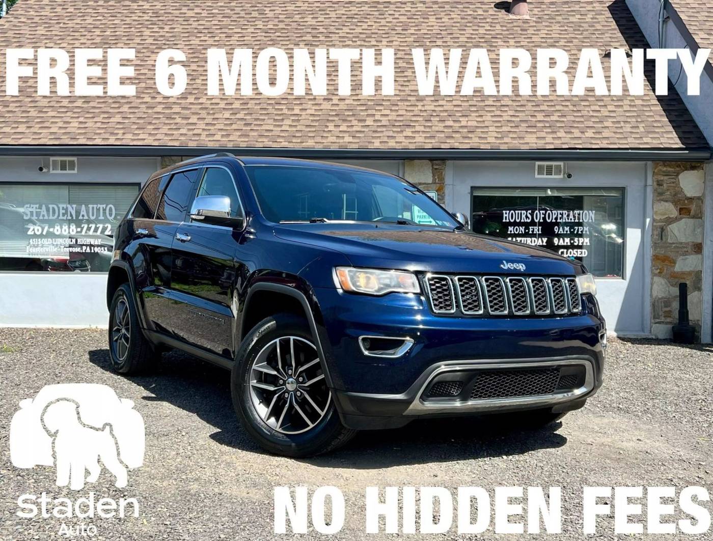 2017 Jeep Grand Cherokee Limited — SUV — 92,518 mi — Feasterville Trevose, PA