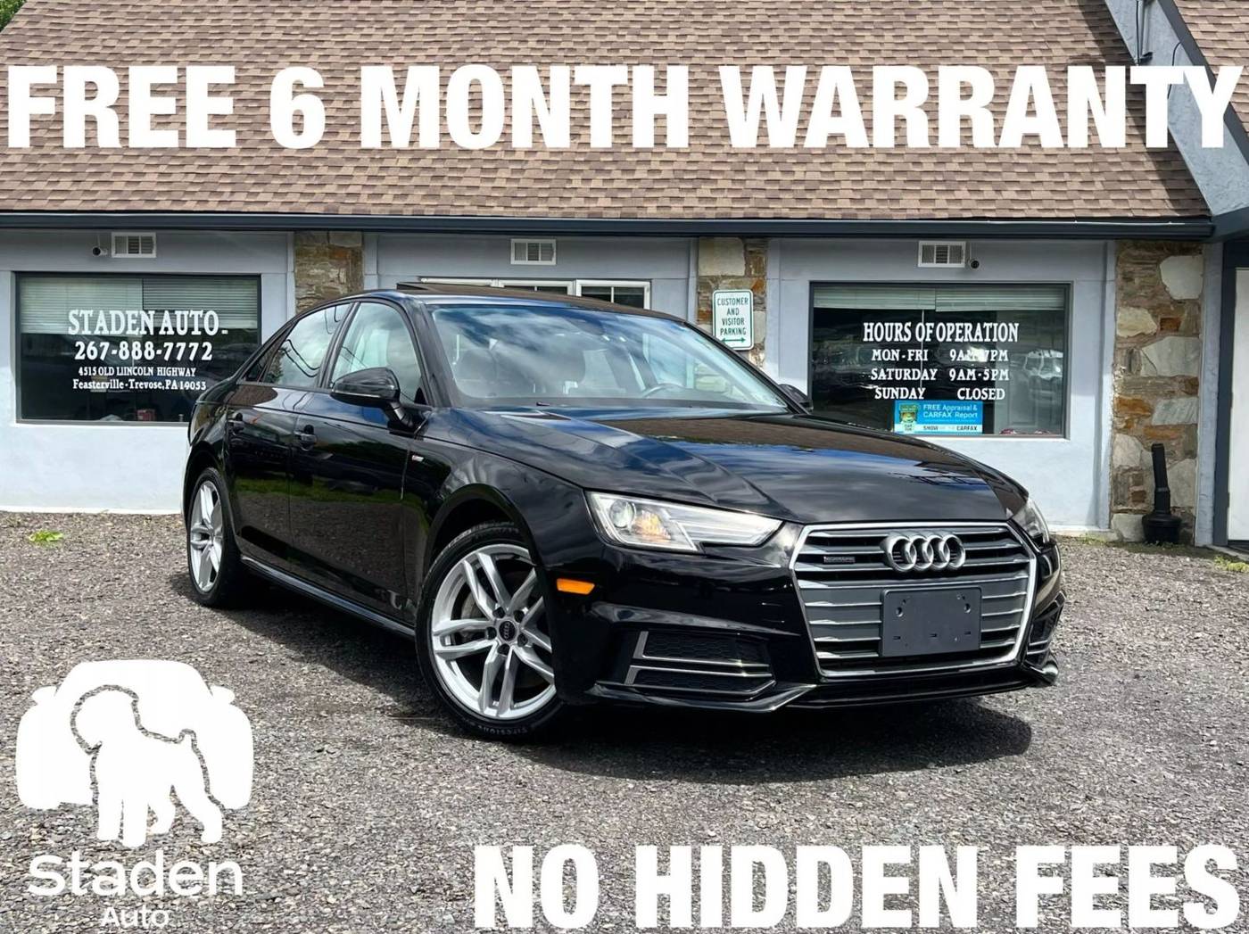 2017 Audi A4 Premium — Sedan — 97,579 mi — Feasterville Trevose, PA
