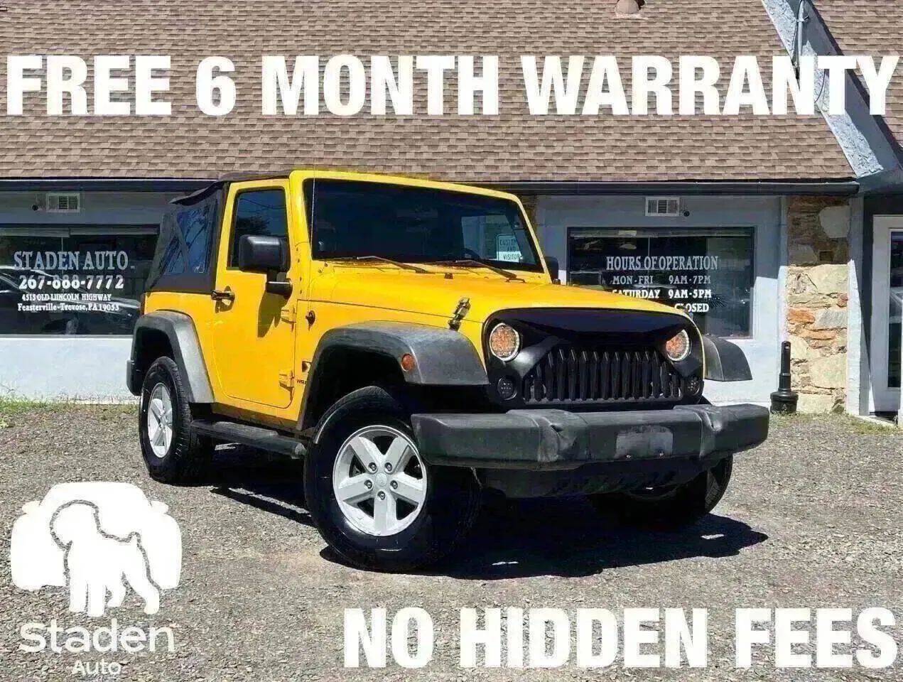 2008 Jeep Wrangler X — SUV — 134,371 mi — Feasterville Trevose, PA