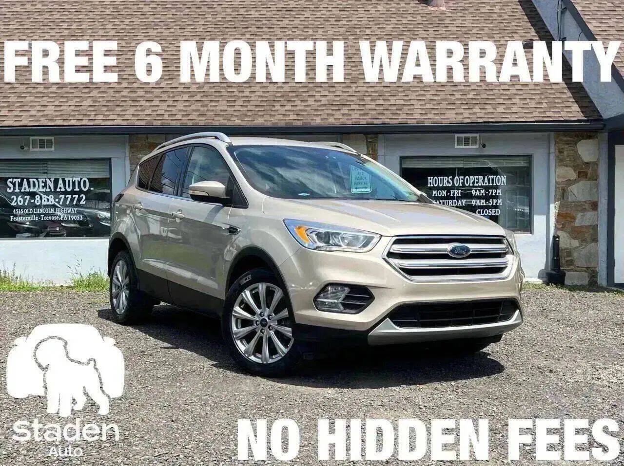 2017 Ford Escape Titanium — SUV — 109,534 mi — Feasterville Trevose, PA