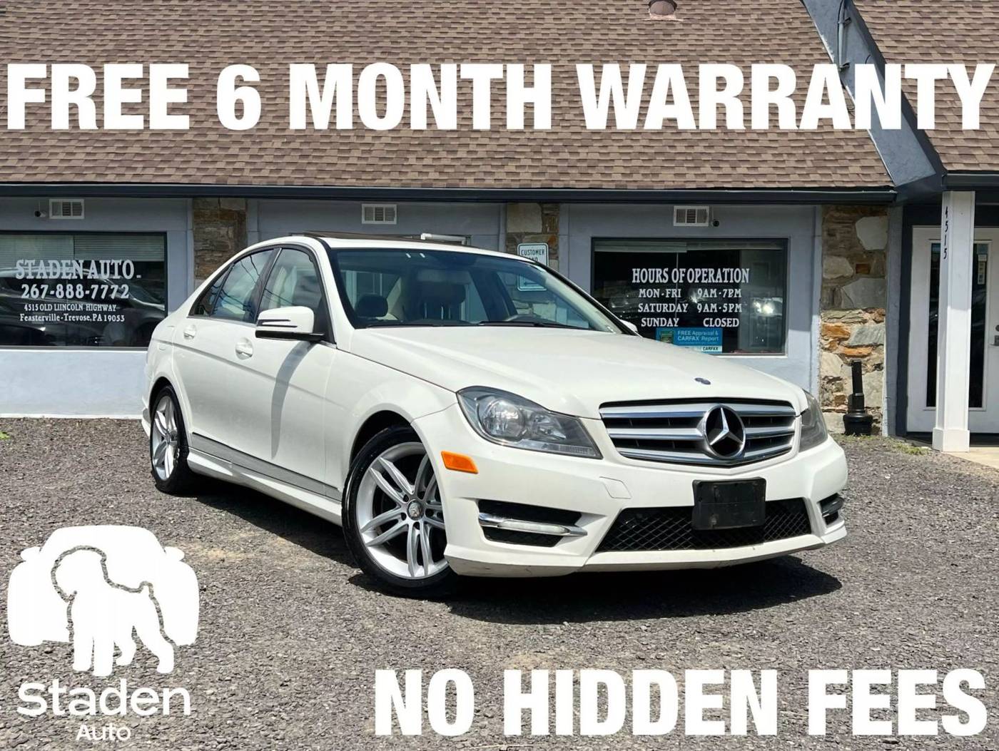 2012 Mercedes-Benz C-Class C 300 — Sedan — 129,568 mi — Feasterville Trevose, PA