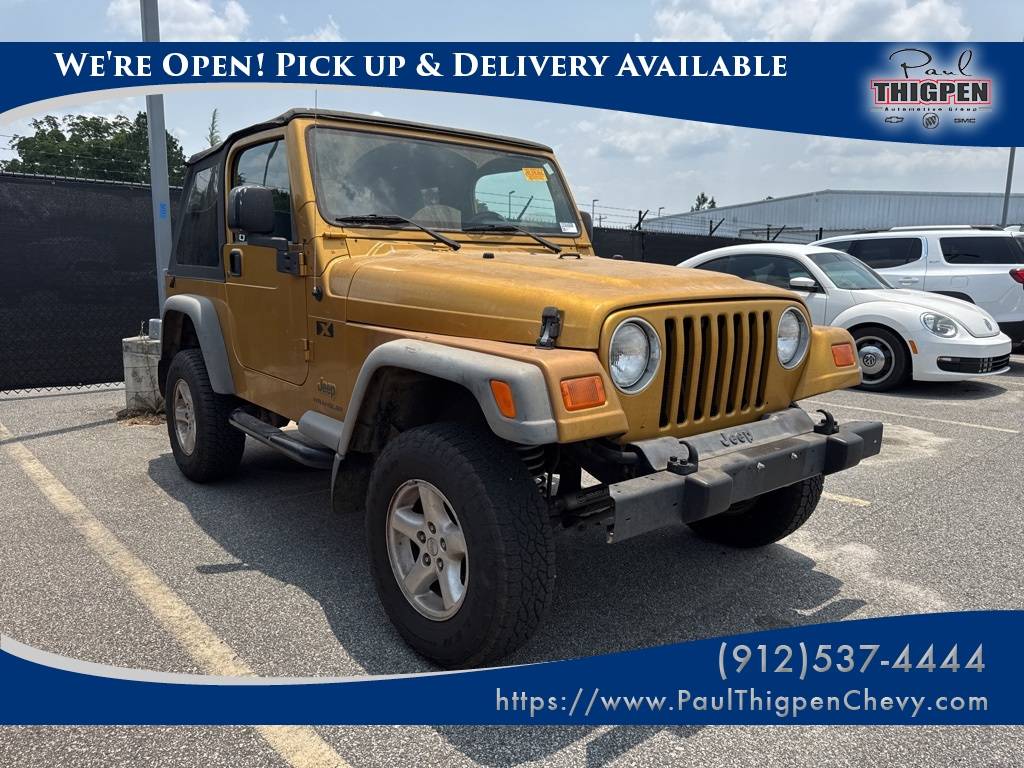 2003 Jeep Wrangler X — SUV — 89,904 mi — Vidalia, GA
