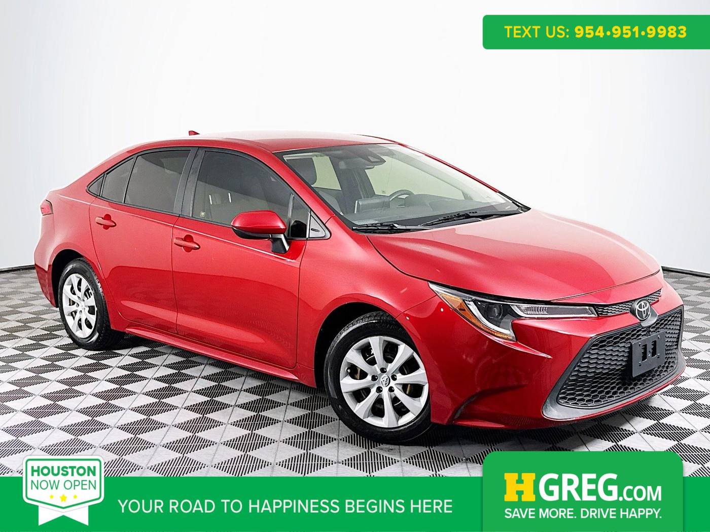 2020 Toyota Corolla LE — Sedan — 60,345 mi — Houston, TX