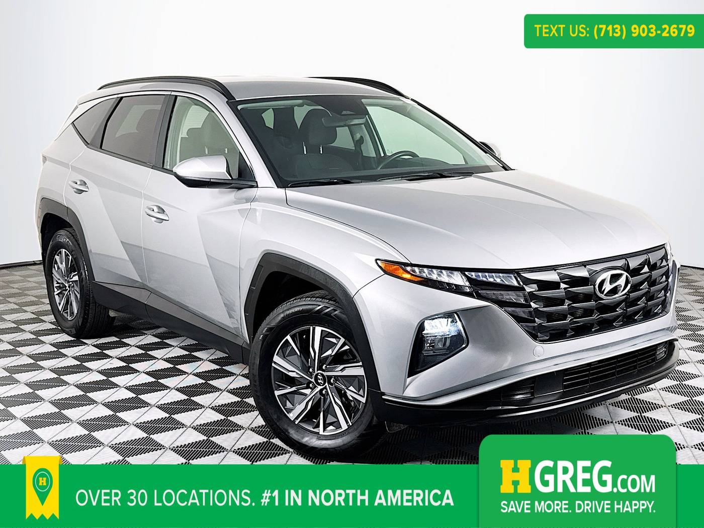 2024 Hyundai Tucson Hybrid Blue — SUV — 37,264 mi — Houston, TX
