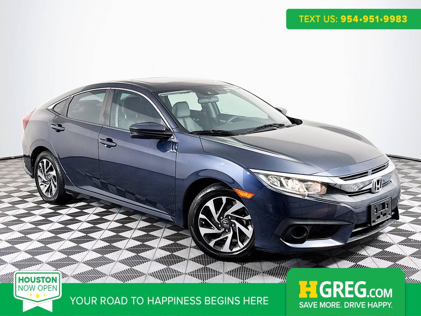 2016 Honda Civic EX — Sedan — 74,304 mi — Houston, TX