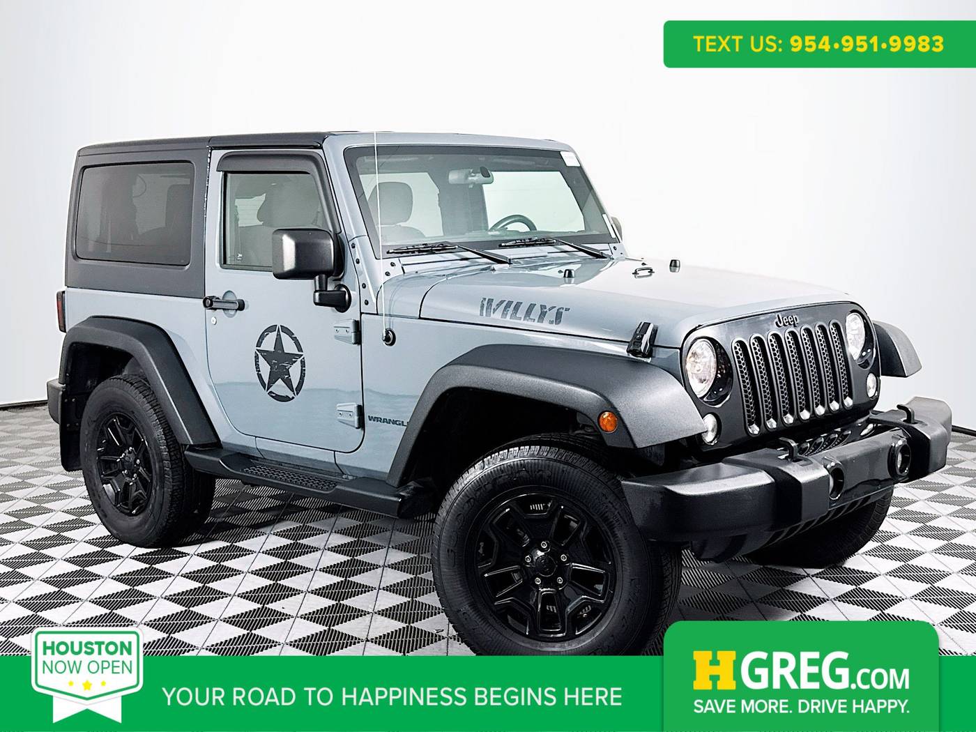 2015 Jeep Wrangler Willys Wheeler — SUV — 80,611 mi — Houston, TX