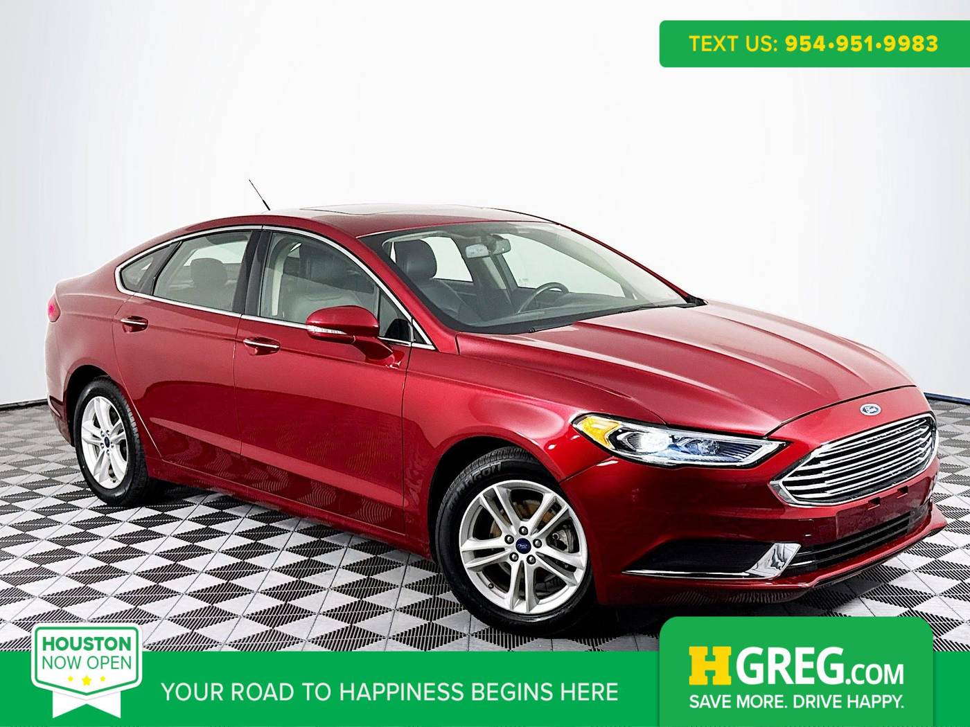 2018 Ford Fusion SE — Sedan — 64,360 mi — Houston, TX