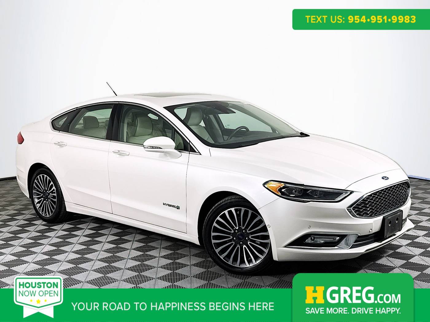 2018 Ford Fusion Hybrid Platinum — Sedan — 79,869 mi — Houston, TX