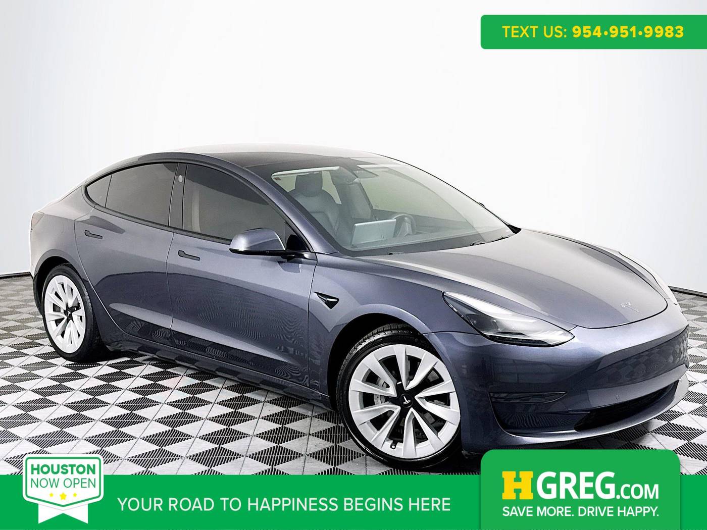 2021 Tesla Model 3 Standard Range Plus — Sedan — 57,190 mi — Houston, TX