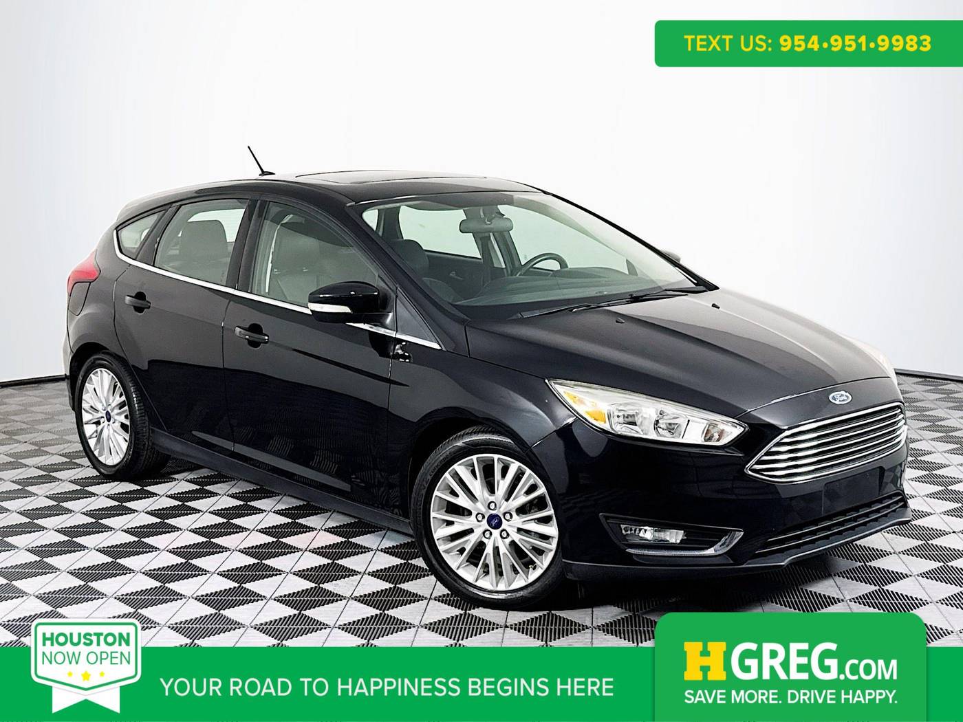 2017 Ford Focus Titanium — Hatchback — 60,751 mi — Houston, TX