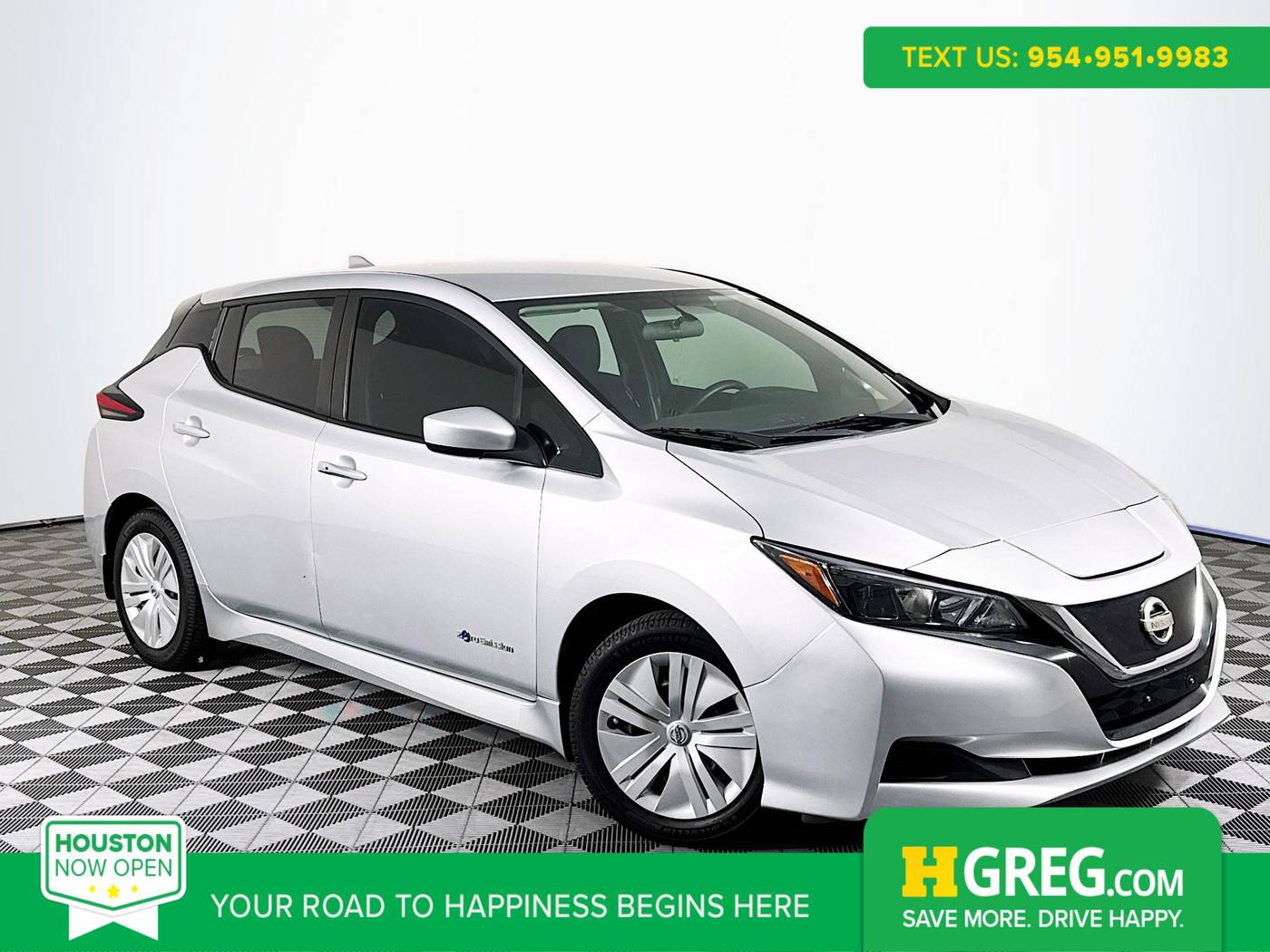 2018 Nissan LEAF S — Hatchback — 50,593 mi — Houston, TX