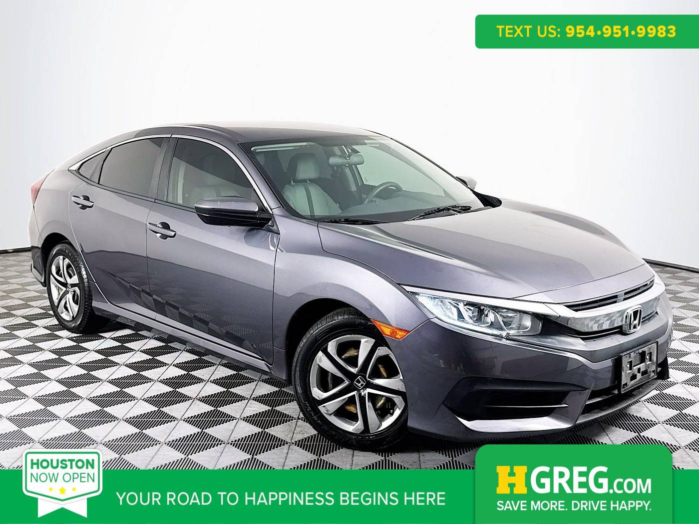 2018 Honda Civic LX — Sedan — 58,290 mi — Houston, TX