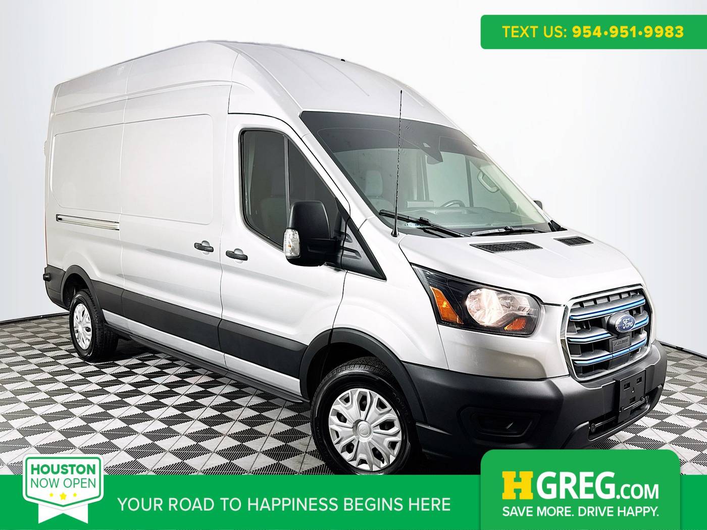 2022 Ford E-Transit Cargo Van T-350 — Cargo Van — 21,465 mi — Houston, TX