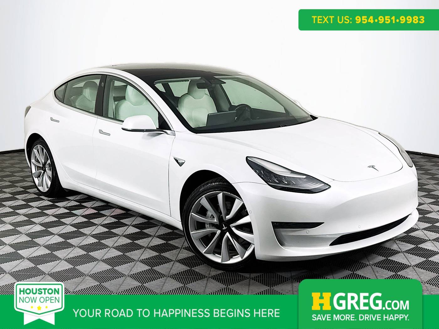 2019 Tesla Model 3 Mid Range — Sedan — 62,916 mi — Houston, TX