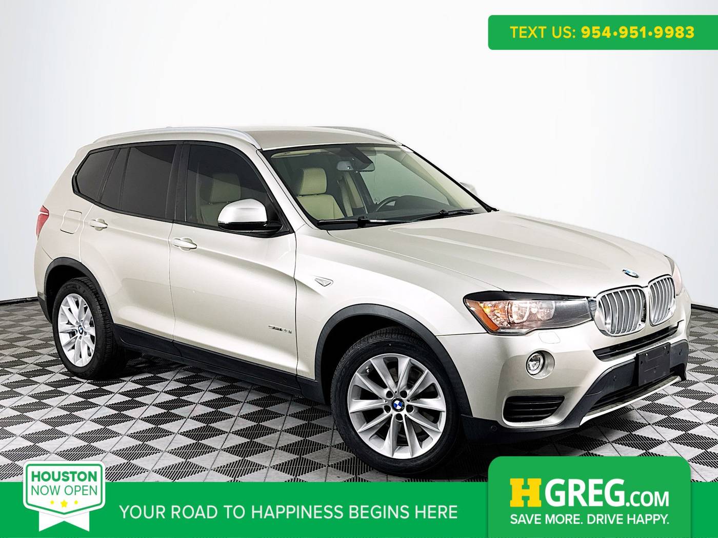 2016 BMW X3 28i — SUV — 62,693 mi — Houston, TX