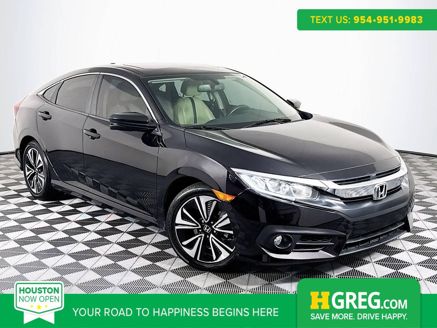 2017 Honda Civic EX-L — Sedan — 74,968 mi — Houston, TX