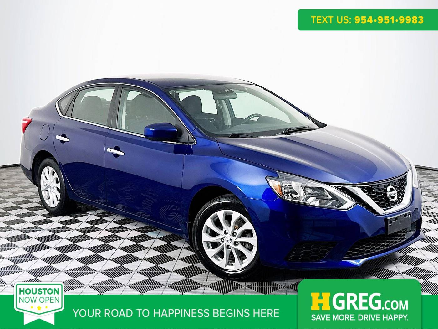 2019 Nissan Sentra SV — Sedan — 76,397 mi — Houston, TX