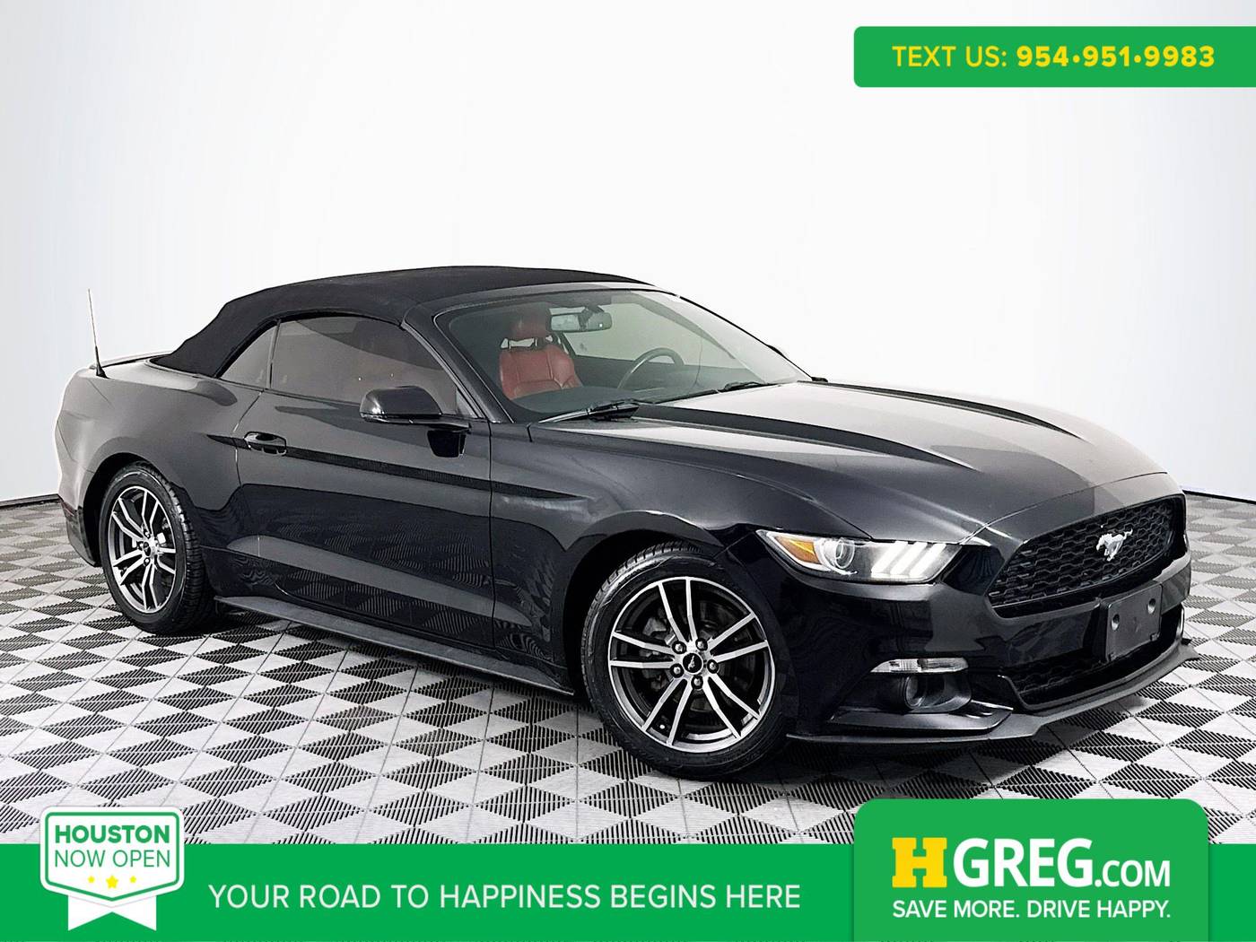 2016 Ford Mustang EcoBoost Premium — Convertible — 58,739 mi — Houston, TX