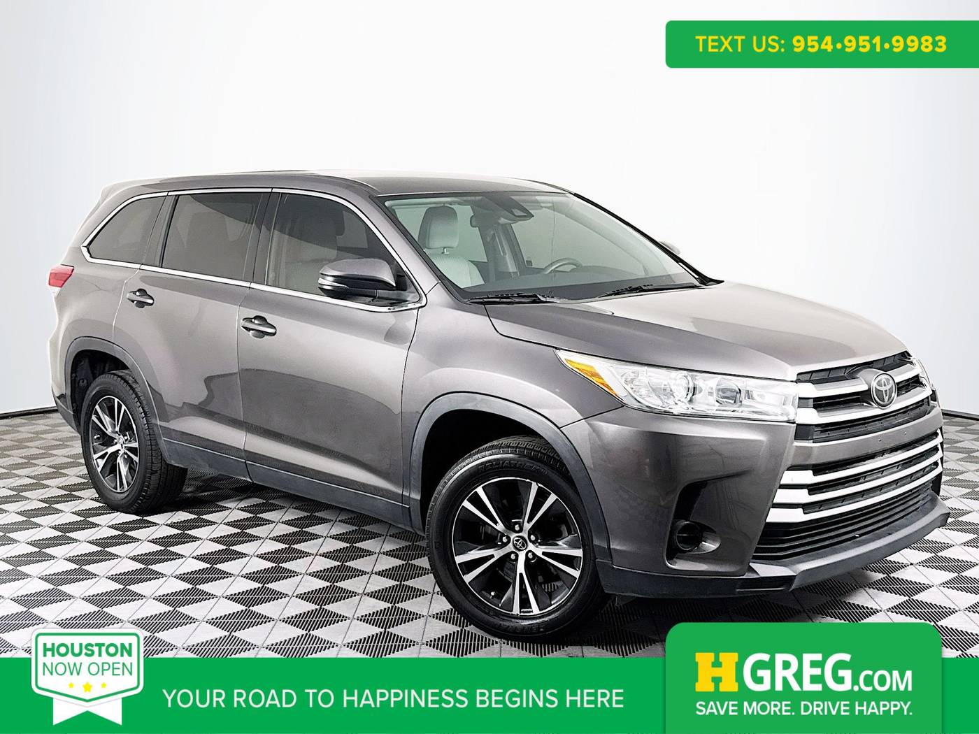 2019 Toyota Highlander LE V6 — SUV — 74,997 mi — Houston, TX