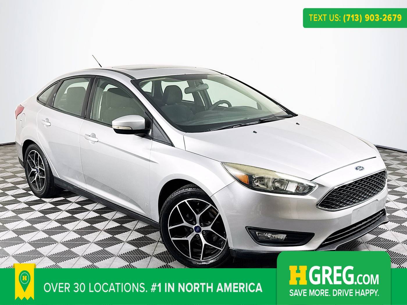 2017 Ford Focus SEL — Sedan — 78,080 mi — Houston, TX