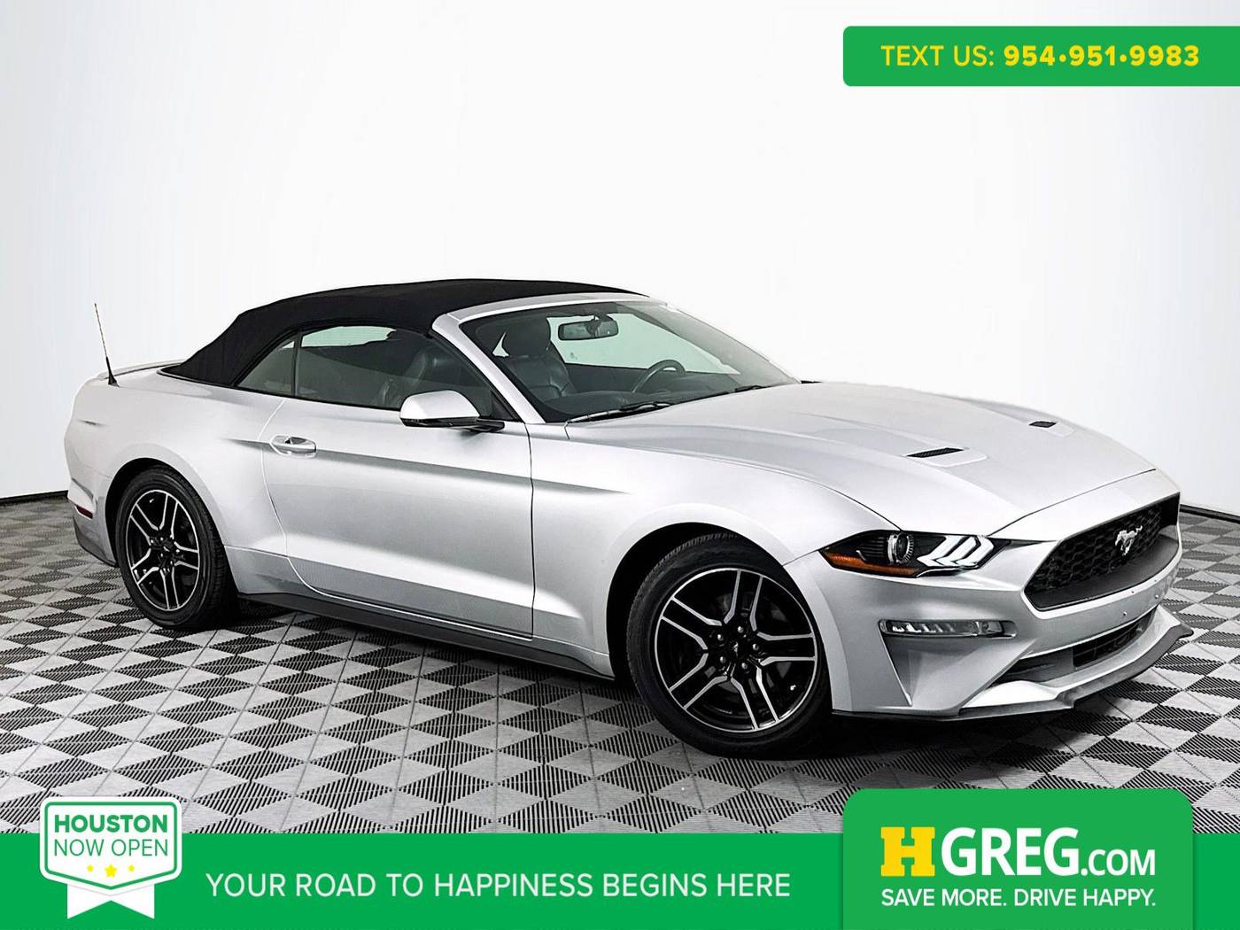 2018 Ford Mustang EcoBoost Premium — Convertible — 41,531 mi — Houston, TX