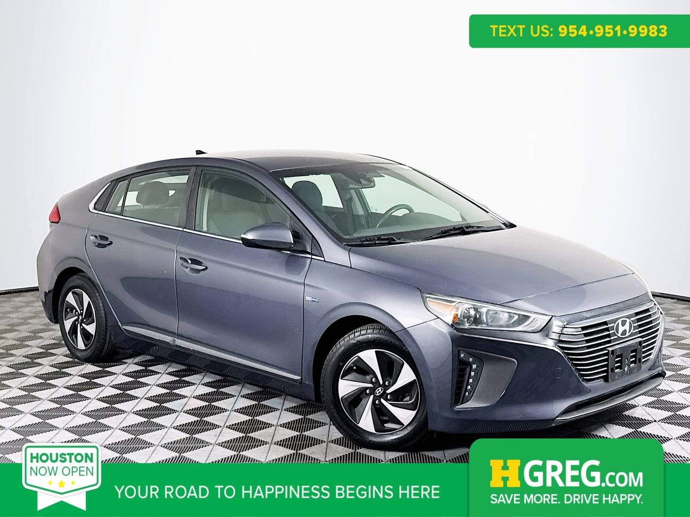 2018 Hyundai Ioniq Hybrid SEL — Hatchback — 74,553 mi — Houston, TX