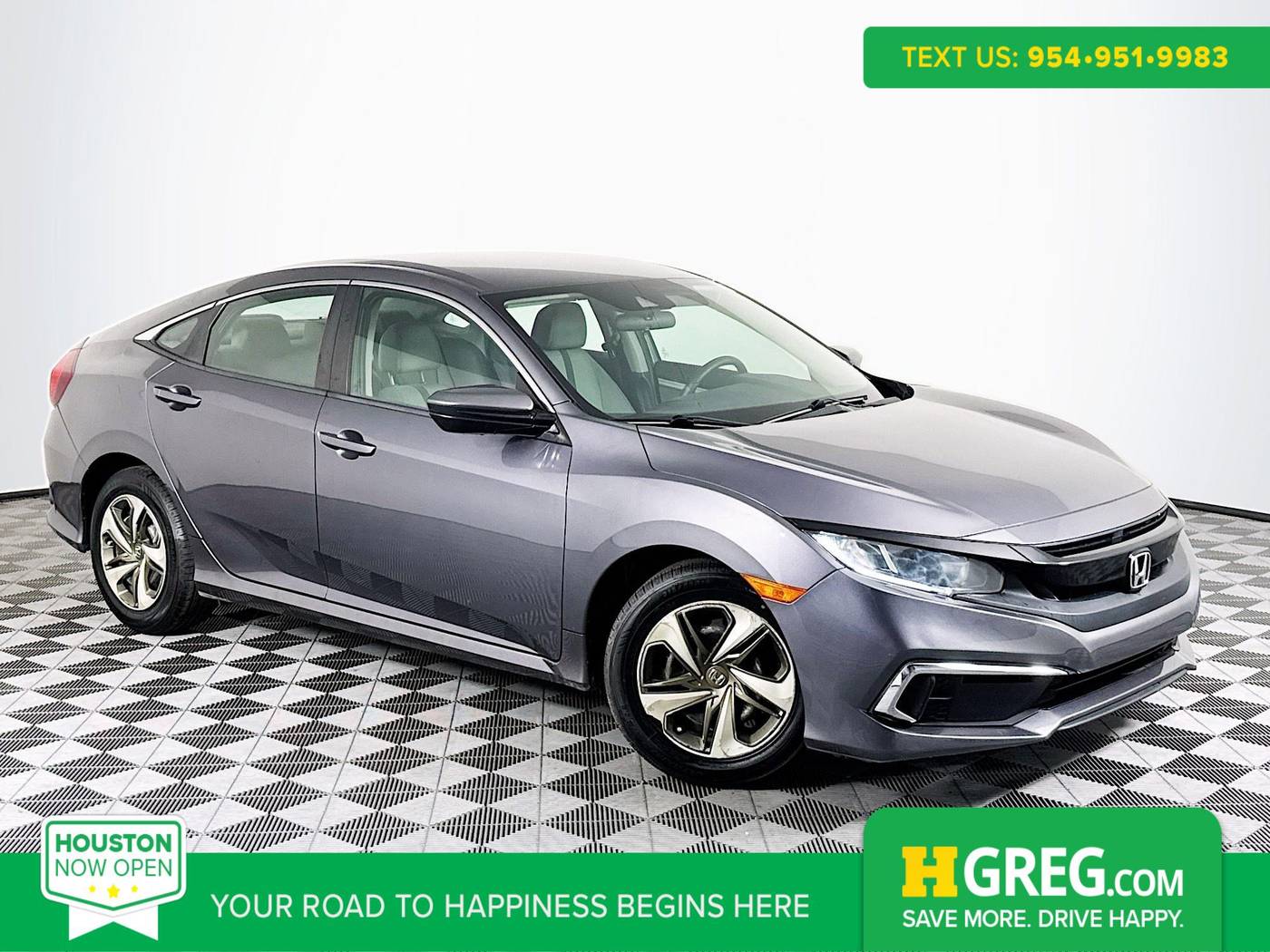 2019 Honda Civic LX — Sedan — 80,727 mi — Houston, TX