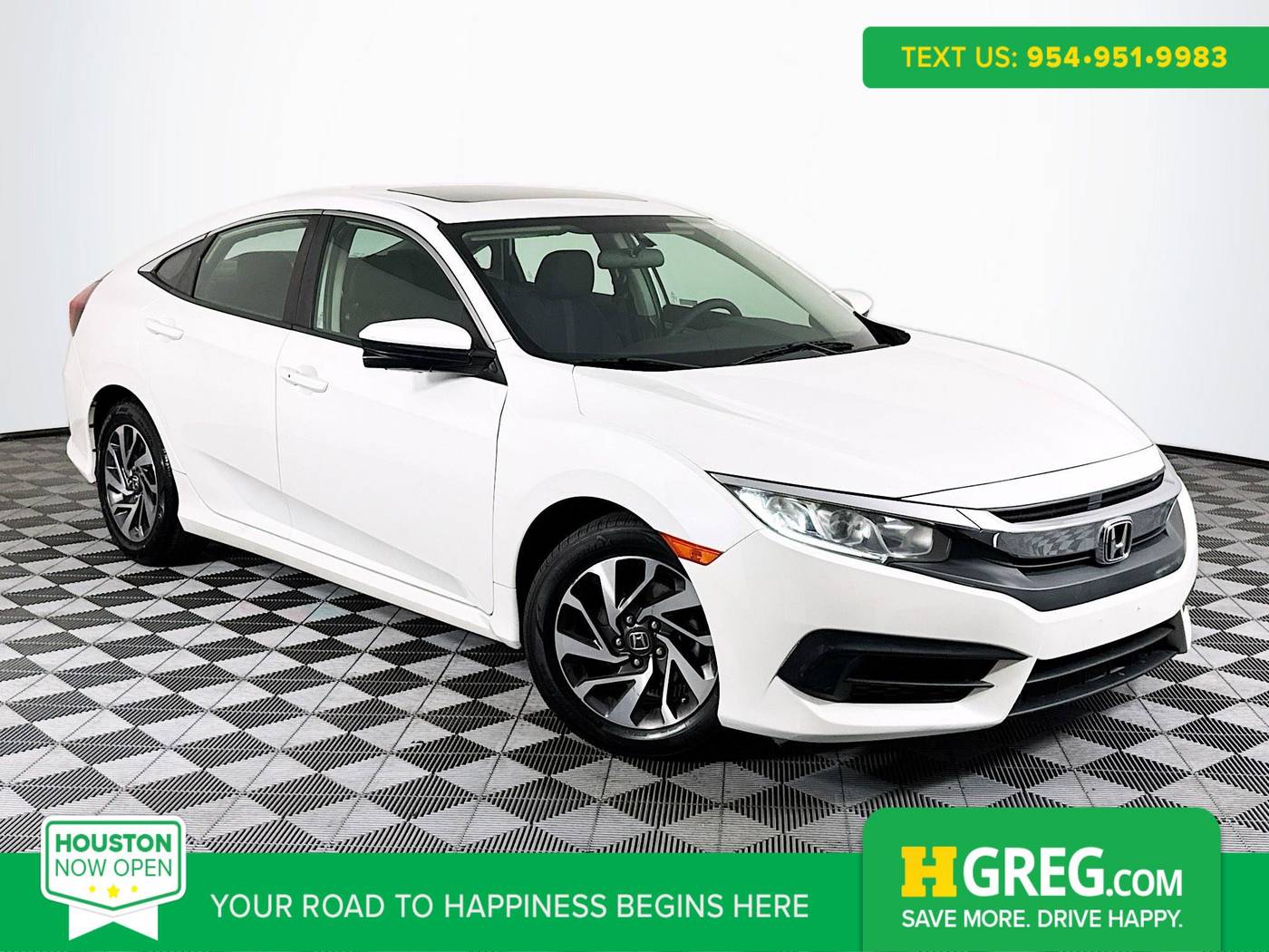 2018 Honda Civic EX — Sedan — 72,232 mi — Houston, TX