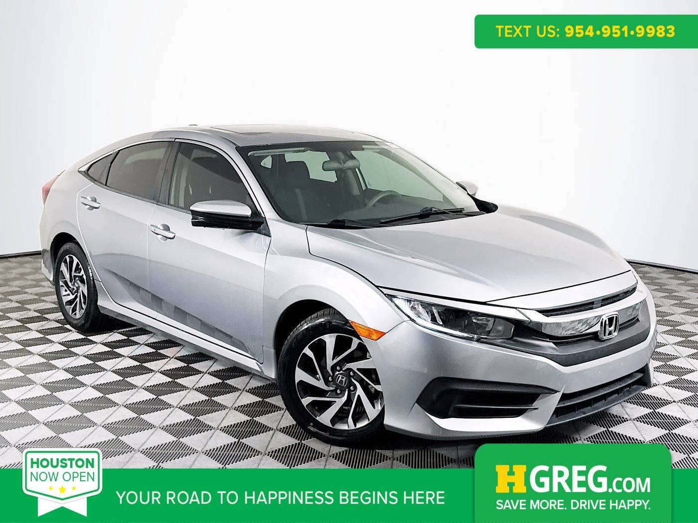 2017 Honda Civic EX — Sedan — 56,851 mi — Houston, TX