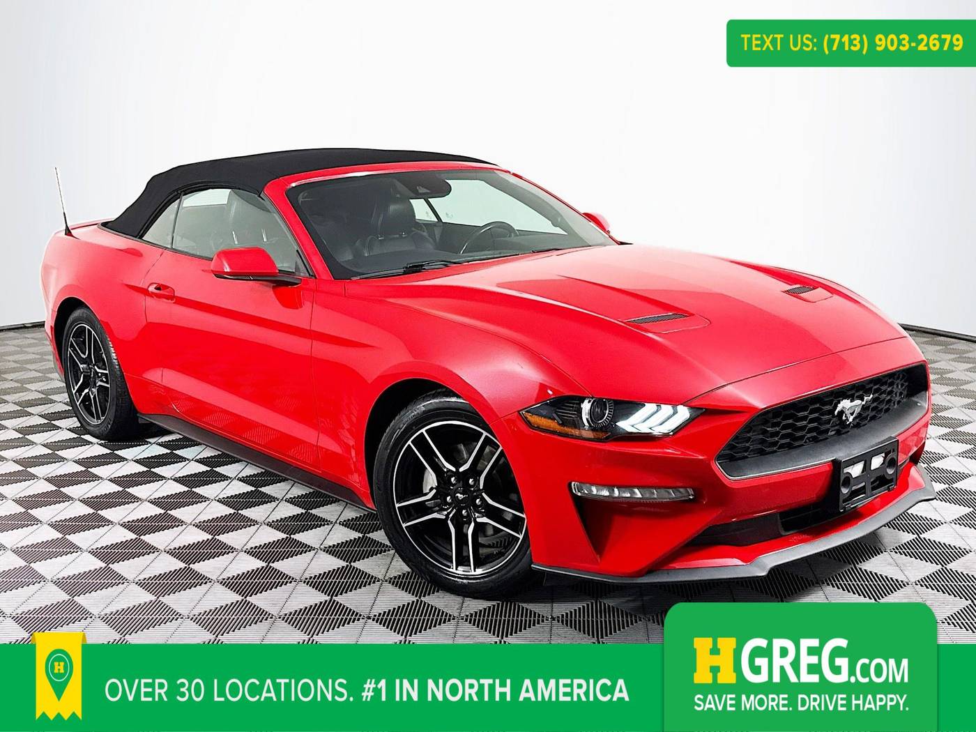 2023 Ford Mustang EcoBoost Premium — Convertible — 67,630 mi — Houston, TX