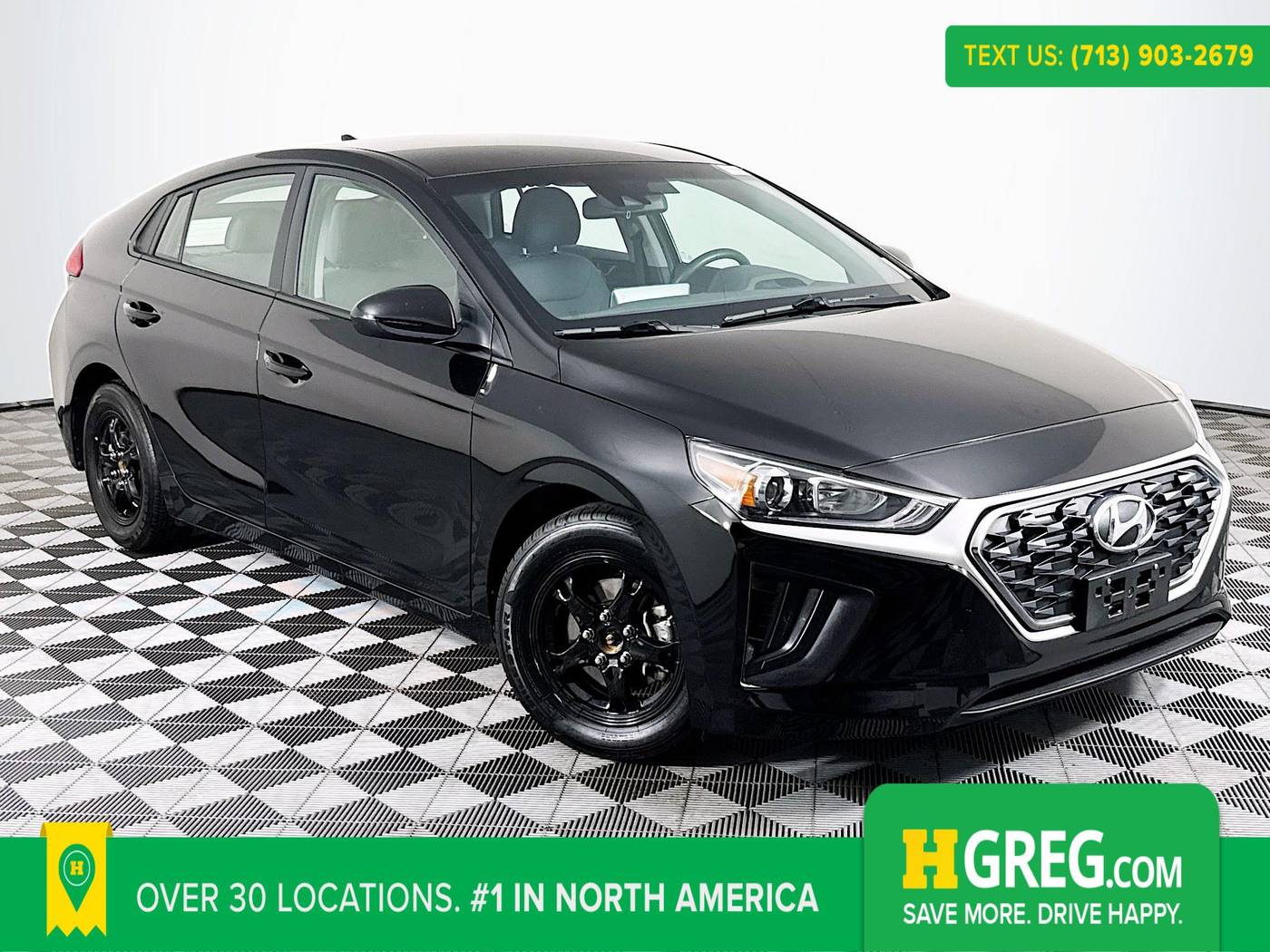 2021 Hyundai Ioniq Hybrid Blue — Hatchback — 83,377 mi — Houston, TX