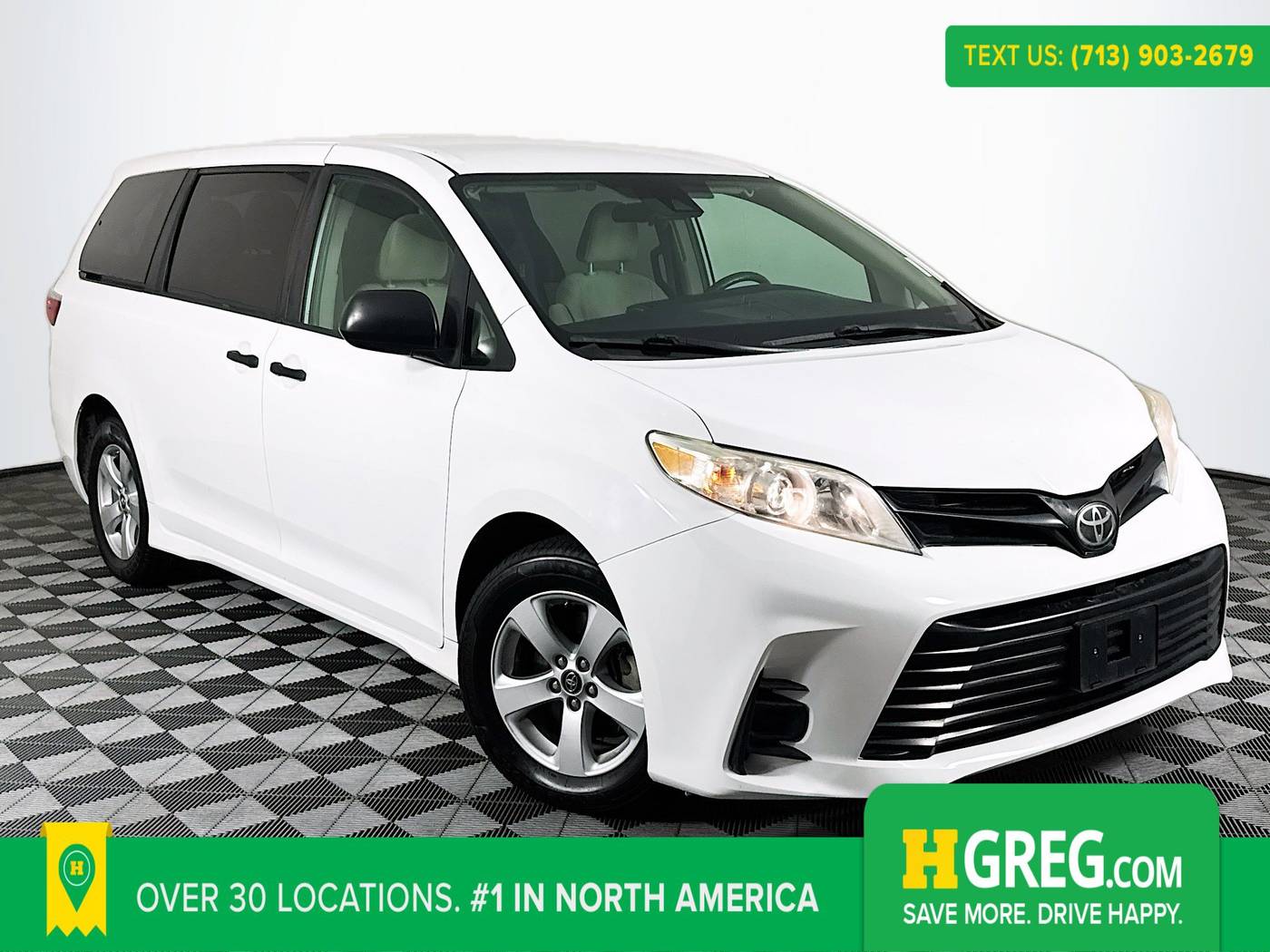 2019 Toyota Sienna L — Minivan — 75,248 mi — Houston, TX