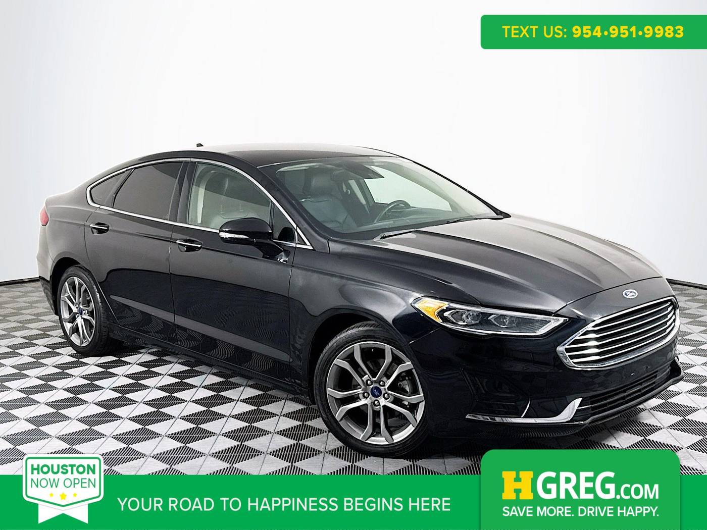 2019 Ford Fusion SEL — Sedan — 84,292 mi — Houston, TX