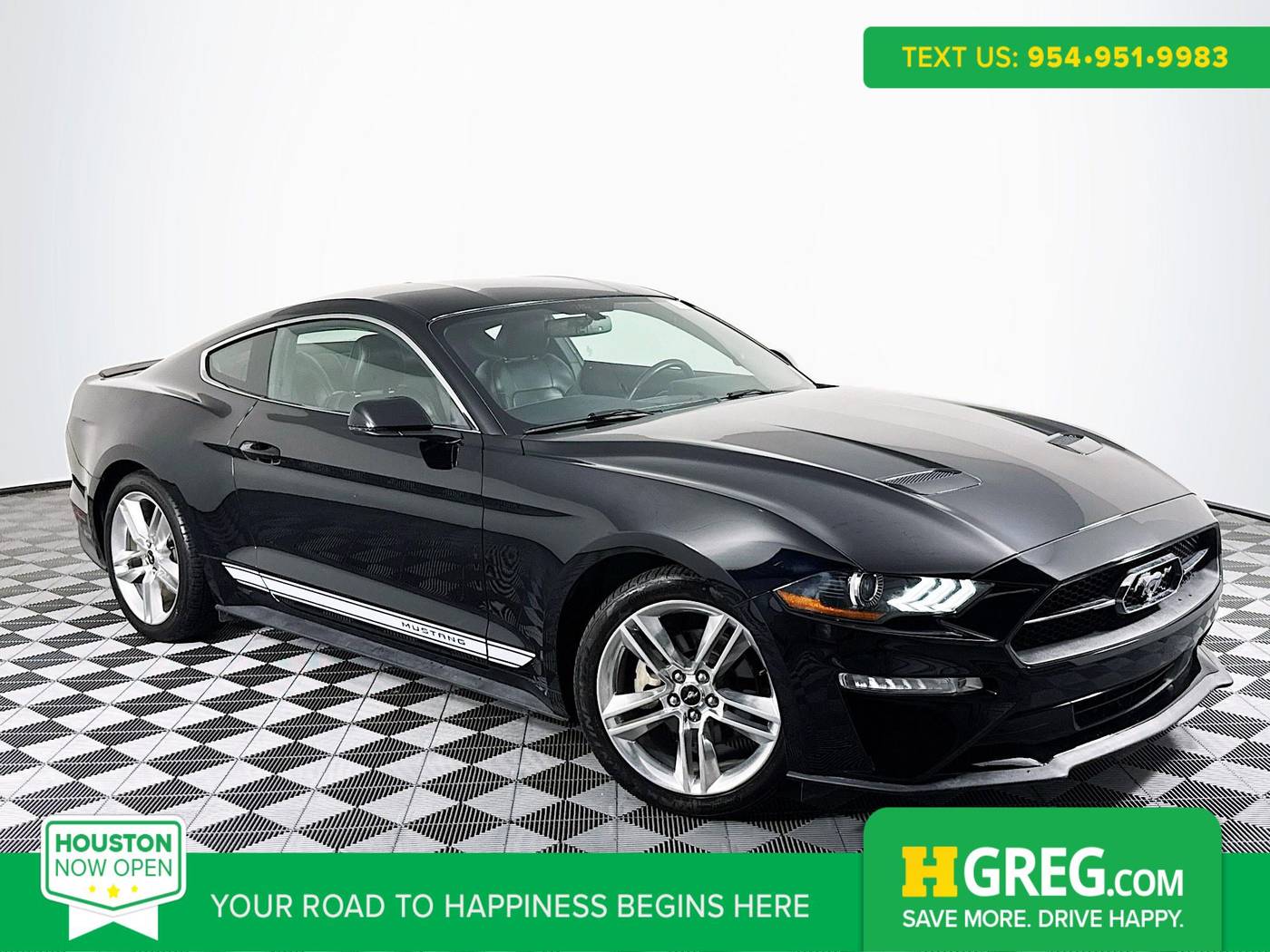 2019 Ford Mustang EcoBoost Premium — Coupe — 66,253 mi — Houston, TX