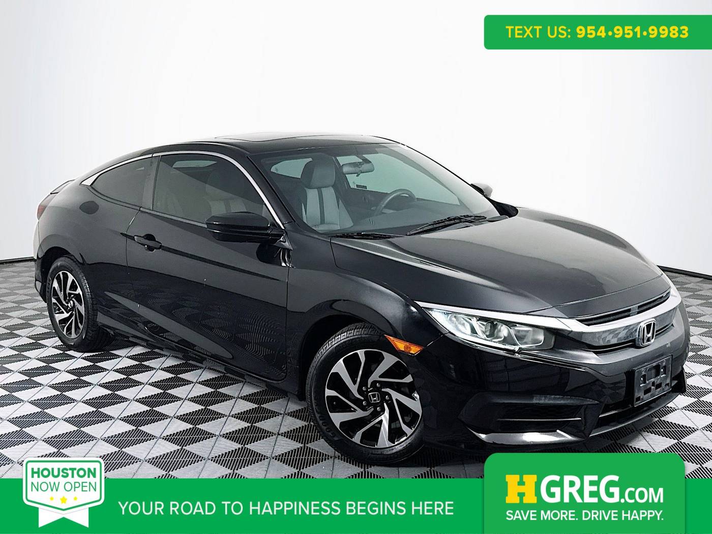 2018 Honda Civic LX-P — Coupe — 76,033 mi — Houston, TX