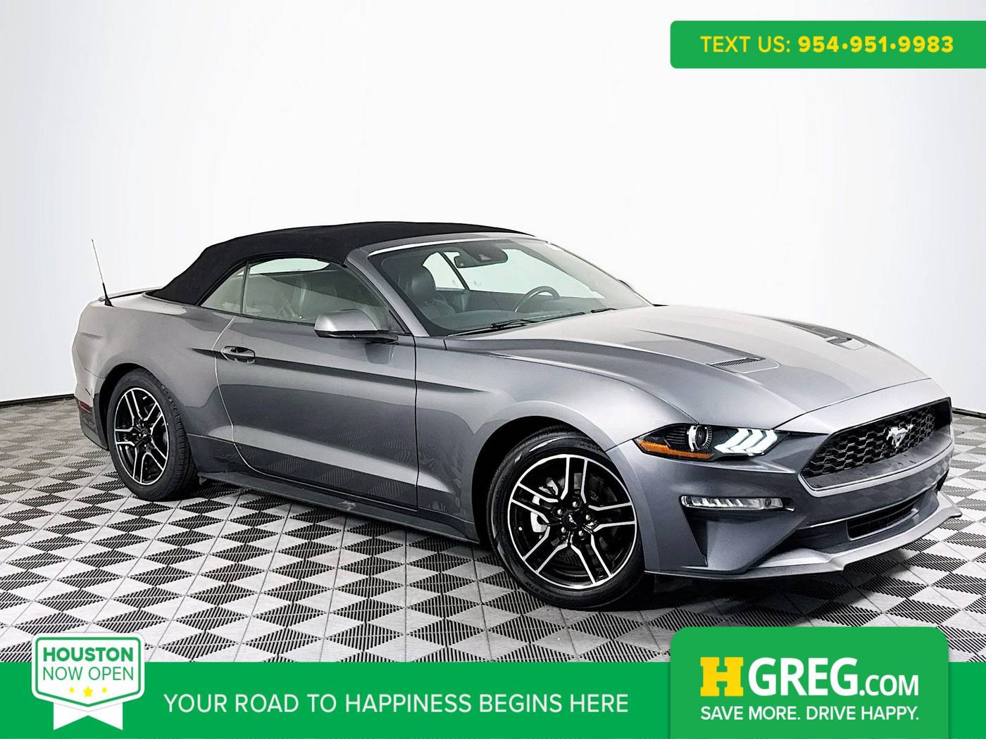 2021 Ford Mustang EcoBoost Premium — Convertible — 67,243 mi — Houston, TX