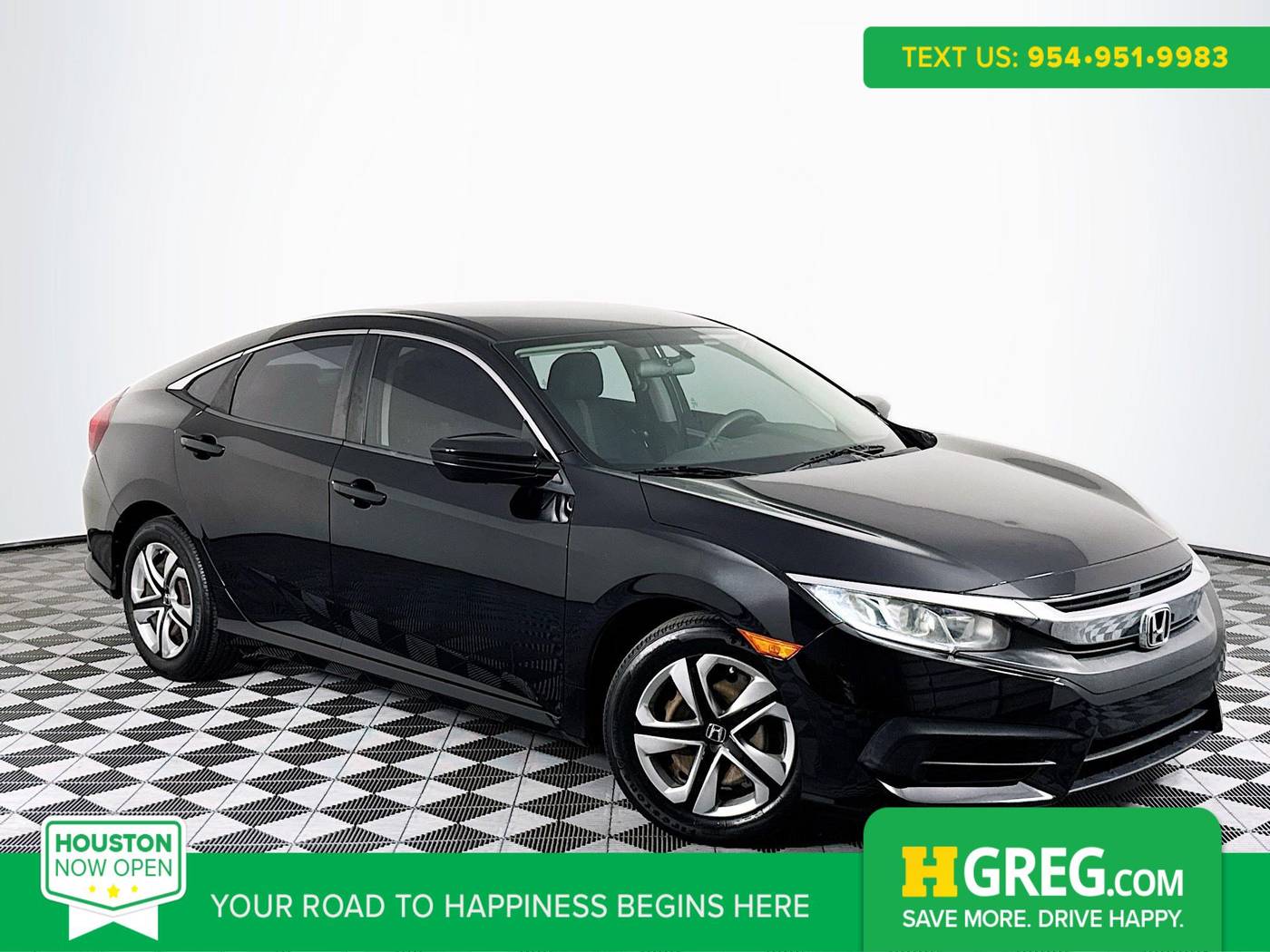2016 Honda Civic LX — Sedan — 87,645 mi — Houston, TX