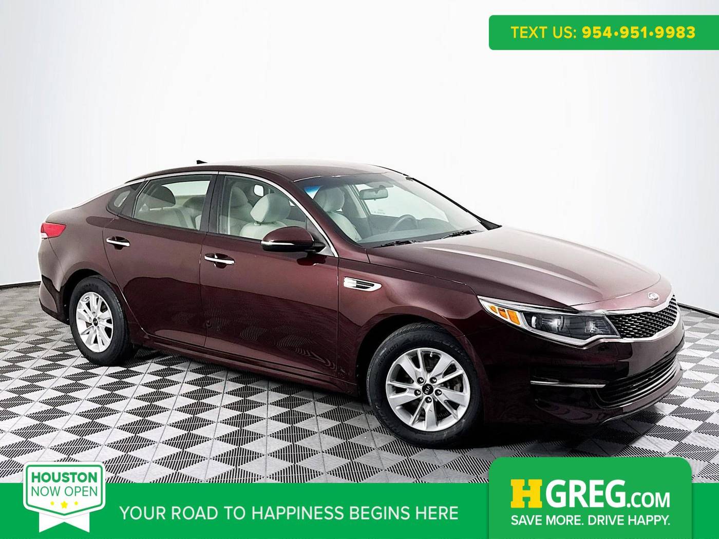 2017 Kia Optima LX — Sedan — 75,193 mi — Houston, TX
