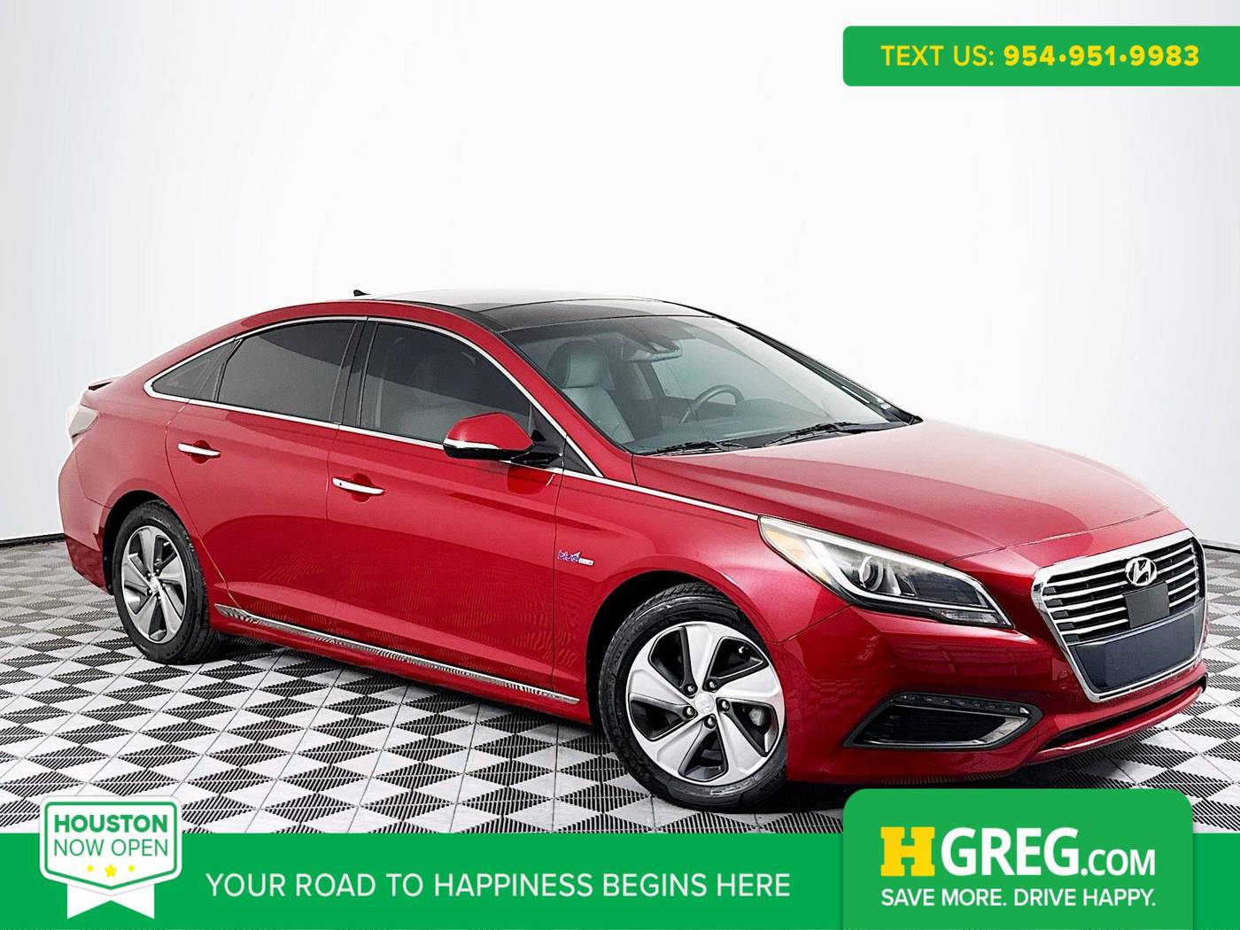 2016 Hyundai Sonata Hybrid Limited — Sedan — 61,055 mi — Houston, TX